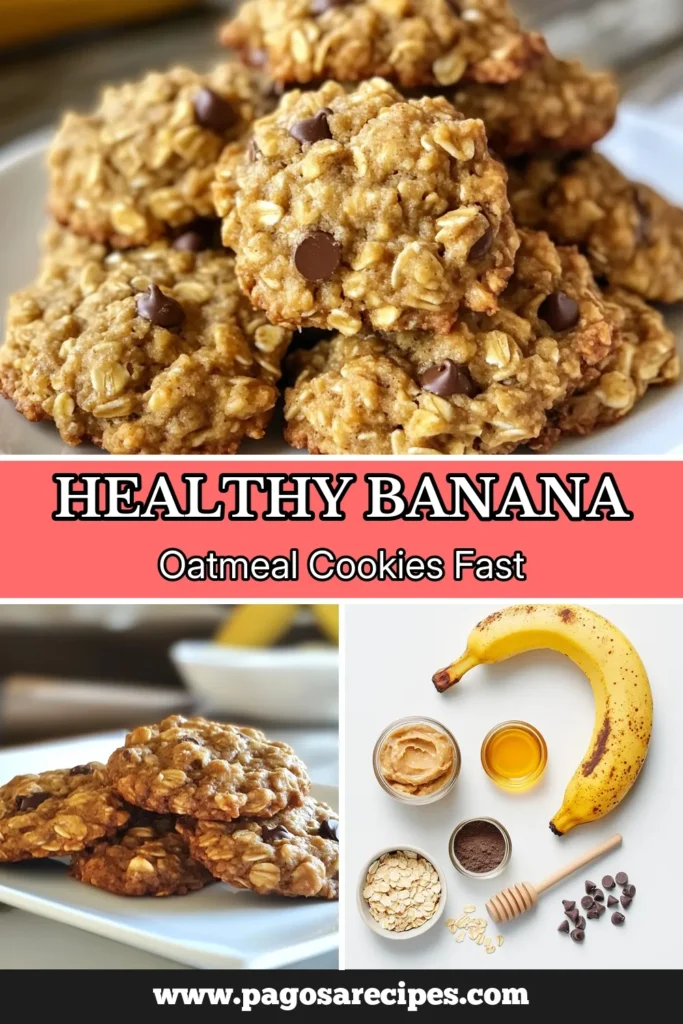Looking for a delicious and nutritious start to your day? Try these banana oatmeal cookies! This easy cookie recipe combines ripe bananas, rolled oats, and almond butter to create healthy breakfast cookies everyone will love. Perfect as a vegan cookie recipe, these cookies are quick to make and packed with flavor. Enjoy a guilt-free treat that’s also great for snacking. Save this banana recipe for your morning routine! #BananaOatmealCookies #HealthyBreakfast #VeganCookies #EasyRecipes
