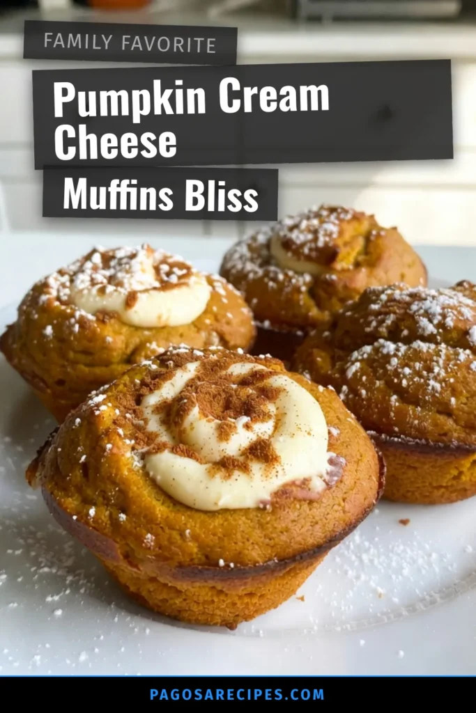 Indulge in the deliciousness of Pumpkin Cream Cheese Muffins, the perfect treat for fall baking! This easy pumpkin muffins recipe combines creamy pumpkin muffins with a rich cream cheese swirl that will delight your taste buds. Enjoy these homemade pumpkin muffins for breakfast or as a cozy snack. Get baking today and bring the flavors of fall to your kitchen! Save this recipe for your next fun baking adventure. #PumpkinMuffins #FallBaking #EasyRecipes #HomemadeTreats