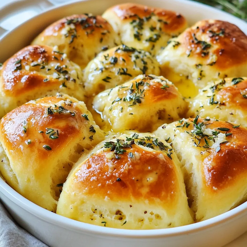 Garlic Herb Pull-Apart Rolls Irresistible Delight